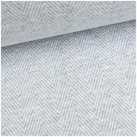 Rybia kosť šedá - coat fabric