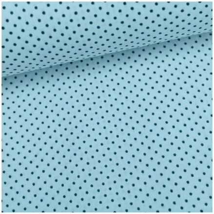 Máčik tyrkysový - cotton fabric 