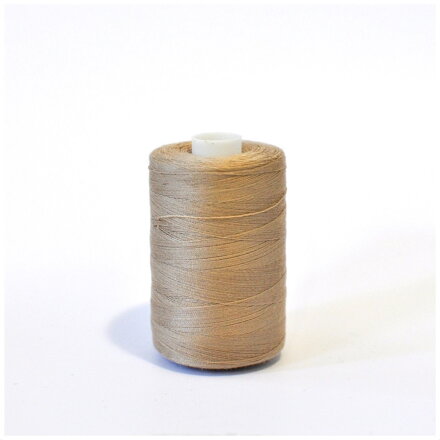 Niť polyesterová 1000m natural - Polyester thread