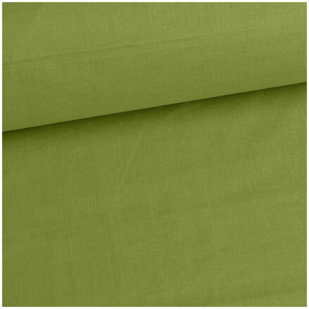 Olivová -  cotton fabric 
