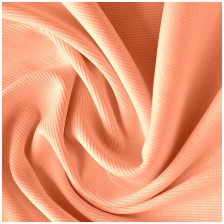 Oranžový fluo patent 2x1 - ribbed knit