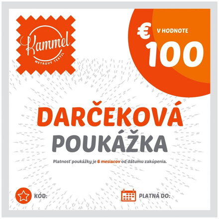 Darčeková poukážka 100€