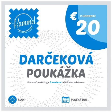 Darčeková poukážka 20€