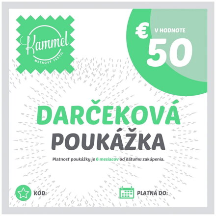 Darčeková poukážka 50€