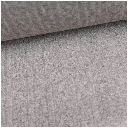 Svetrík vrkoč hnedý - viscose knit