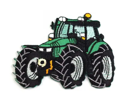 Nažehľovačka traktor - textile application 