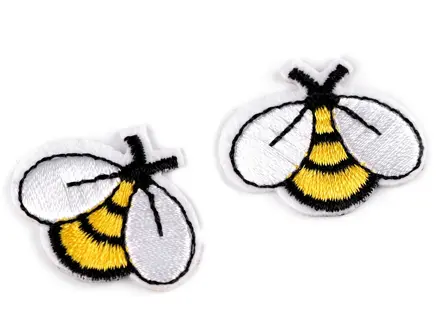 Nažehľovačka včela - textile application