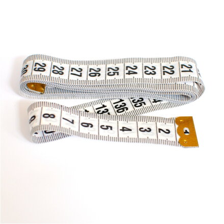 Krajčírsky meter 150cm - biely - Measuring Tape