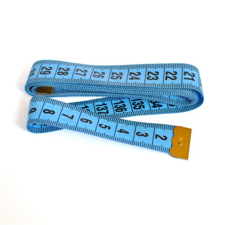 Krajčírsky meter 150cm - modrý - Measuring Tape