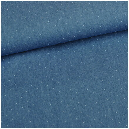 Denim Ďobky stredne svetlé 110cm II.TRIEDA