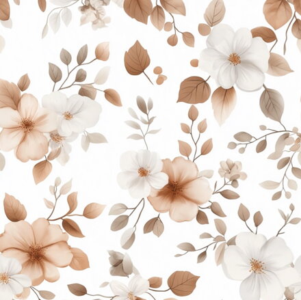 Flower Bunch Ecru jersey
