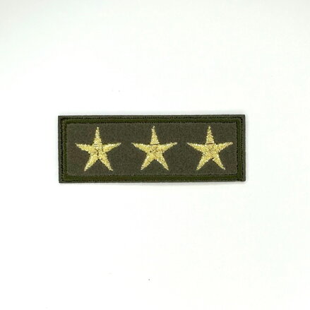 Nažehľovačka Zlaté hviezdy army