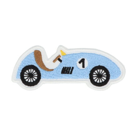 Nažehľovačka Retro auto modré - textile application
