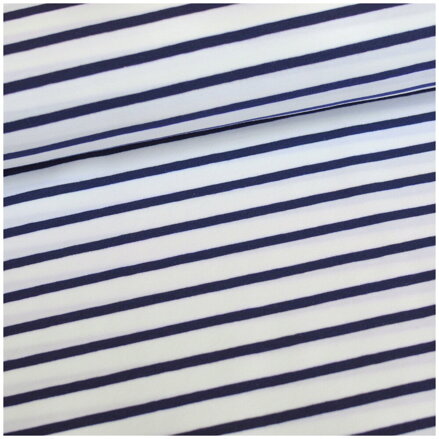 Marine white stripes jersey 25cm
