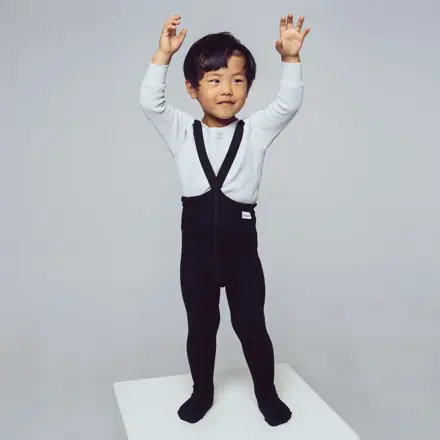 PEQNE Pančuchy na traky Uhlíková Čierna