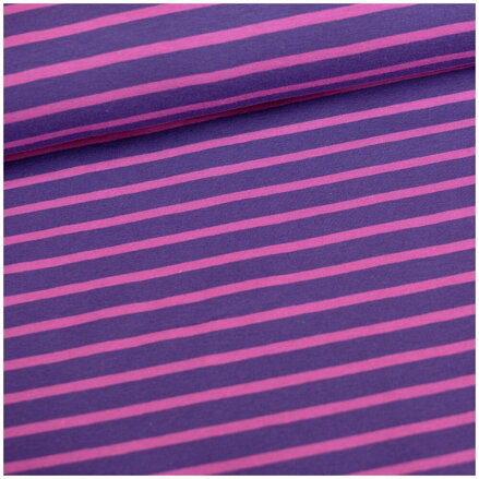 Pink violet stripes jersey 60cm