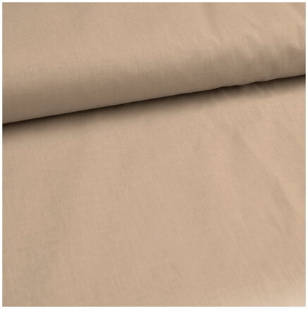 Tmavobéžová - bavlnené plátno 25cm