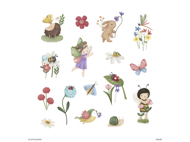 Little Dutch Detské tetovanie Rosa and Friends