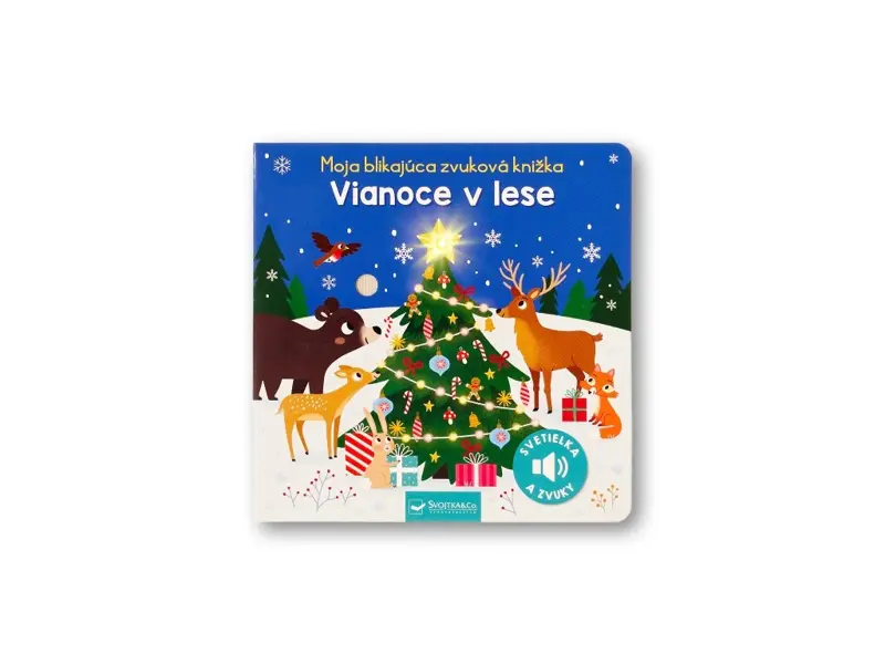 Moja blikajúca zvuková knižka Vianoce v lese