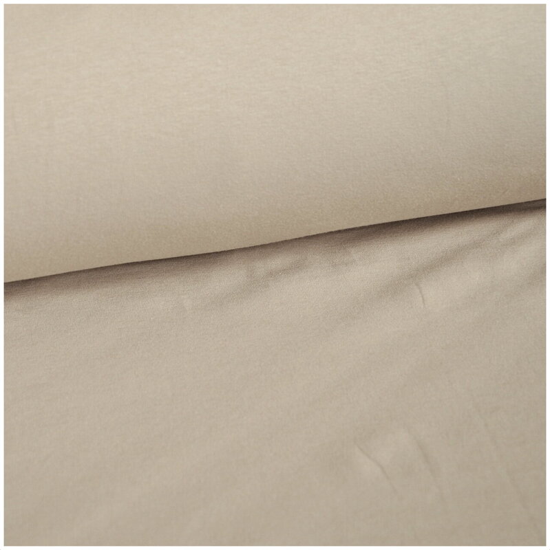 Béžová počesaná teplákovina Béžová počesaná teplákovina