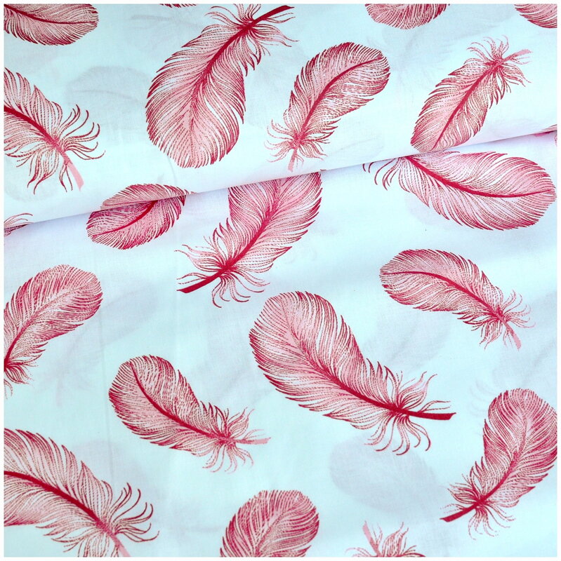 Páperie ružové -  cotton fabric 