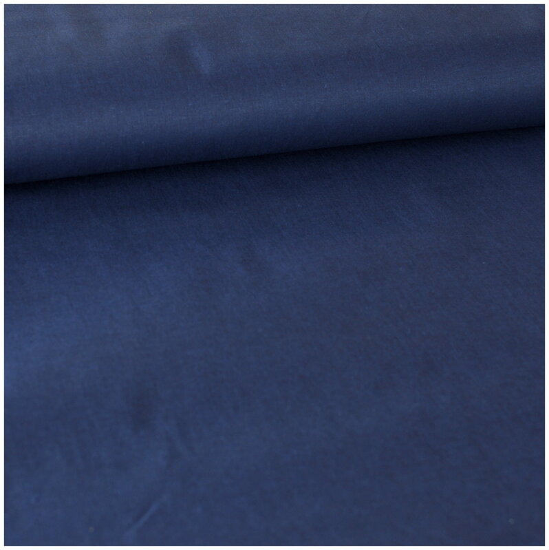 Tmavomodrá -  cotton fabric  