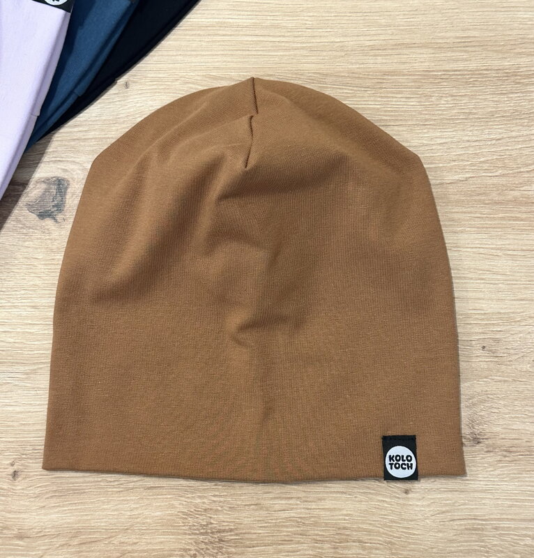 Čiapka úplet Hnedá