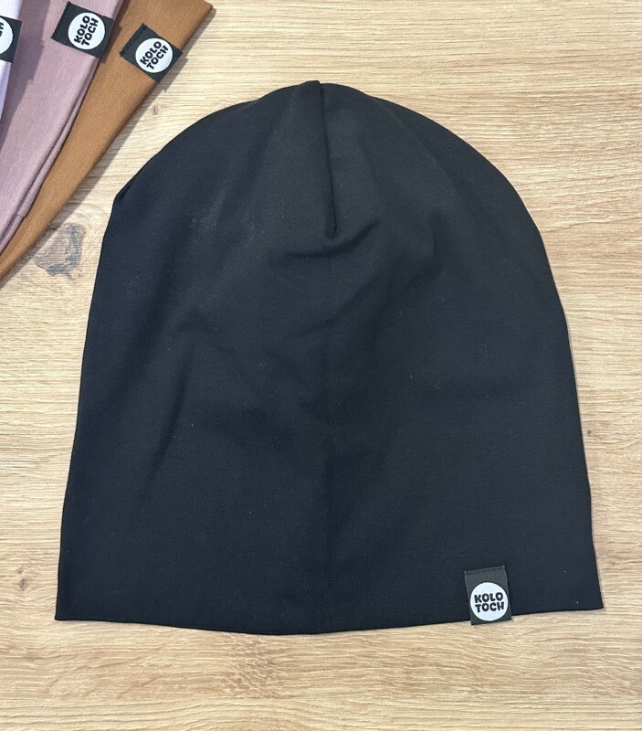 Čiapka úplet Čierna