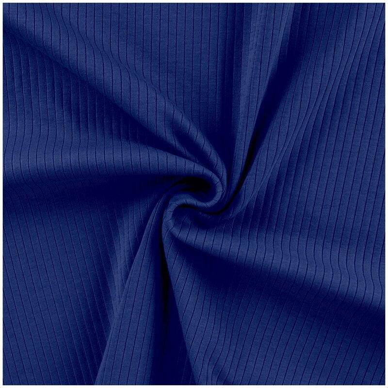 Prúžkovaný úplet royal - ribbed jersey