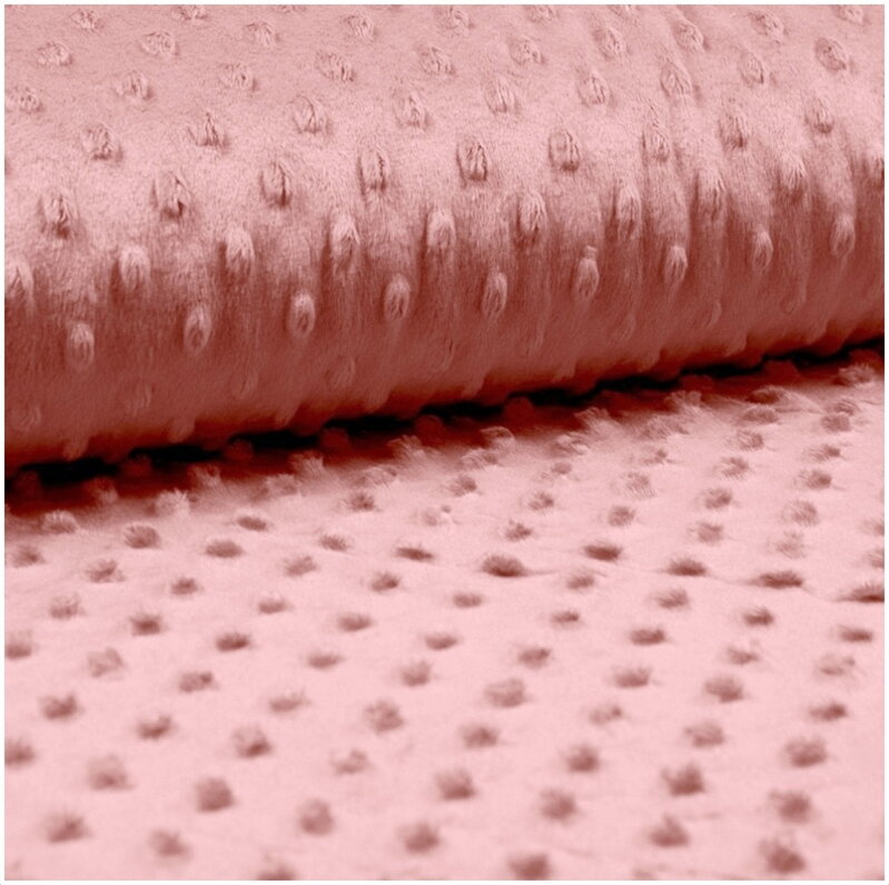 Minky pastelovo ružové