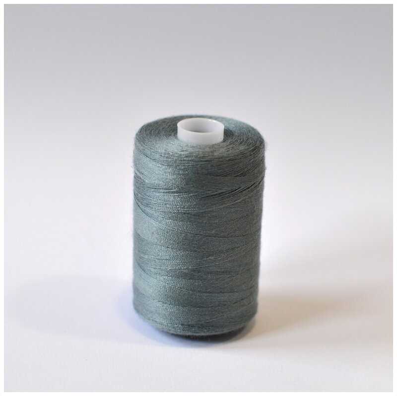 Niť polyesterová 1000m tmavošedá - Polyester thread