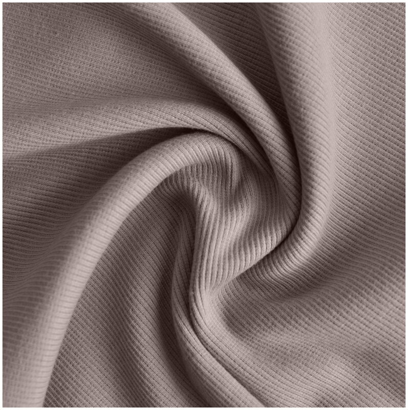 Šedo-hnedý patent 2x1 - ribbed knit