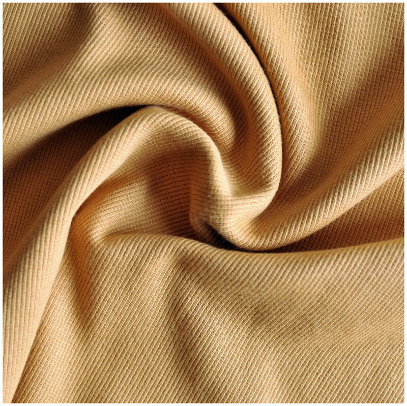 Svetlá horčica patent vrúbkovaný 2x1