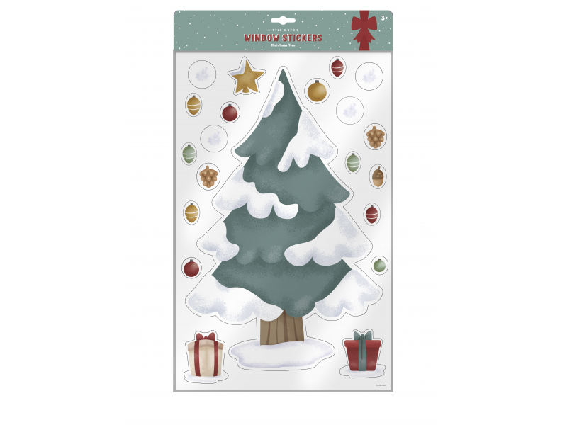 Little Dutch Samolepky na okno Vianočný stromček