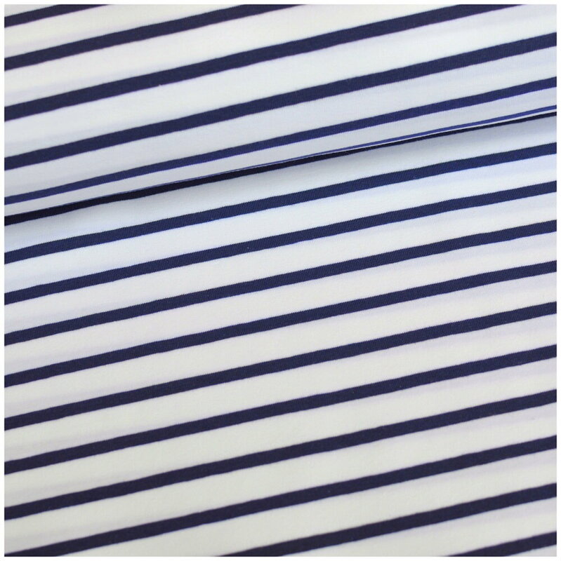 Marine white stripes jersey 25cm