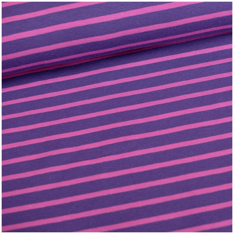 Pink violet stripes jersey 60cm
