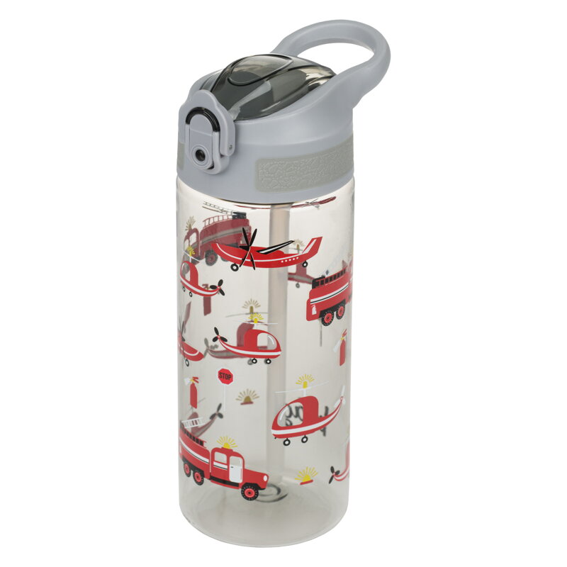 Tritanová fľaša so slamkou Záchranári 500ml Tritanová fľaša so slamkou Záchranári 500ml