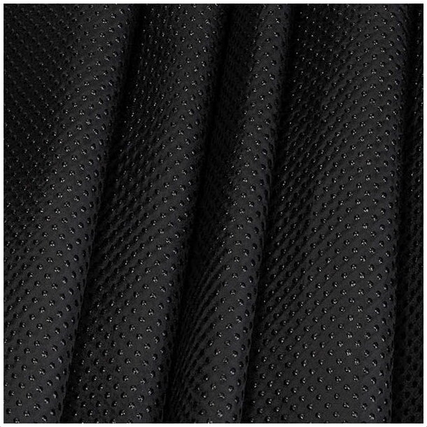 Polyester non-slip fabric - čierna 