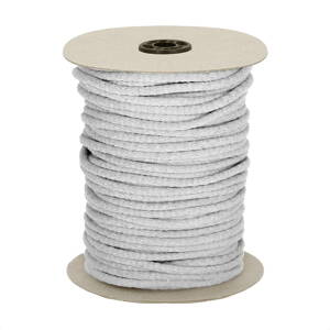 Šnúra bavlnená 7mm bledošedý melír - Cotton cord