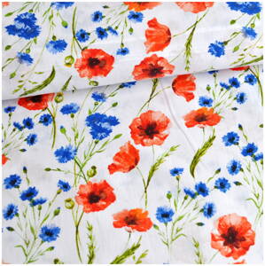 Maky a čakanky -  cotton fabric 