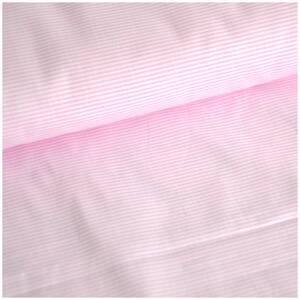 Pásik ružový - bavlnené plátno 