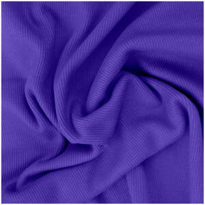 Fialový patent 2x1 - ribbed knit