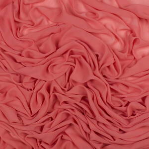 Koralový šifón - Coral chiffon