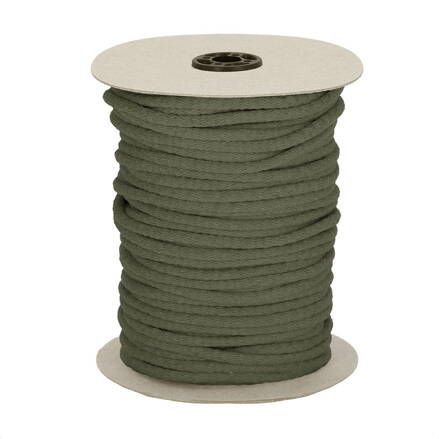 Šnúra bavlnená 7mm khaki - Cotton cord