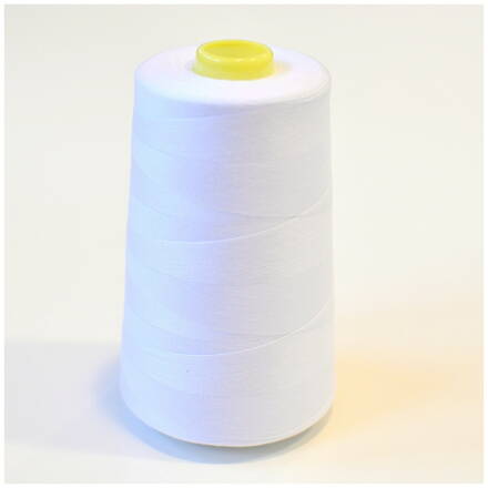 Niť polyesterová 5000y biela - Polyester thread