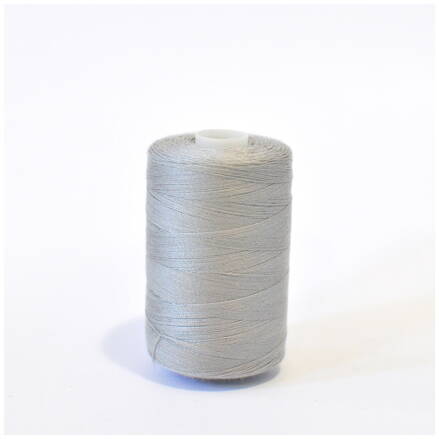 Niť polyesterová 1000m bledošedá - Polyester thread