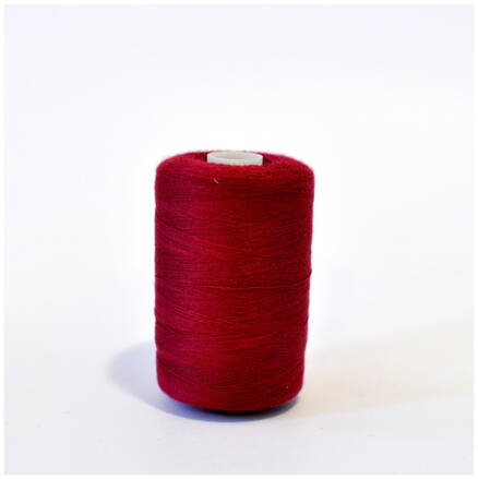Niť polyesterová 1000m bordová - Polyester thread