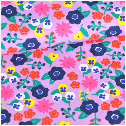 Flowers lilac jersey